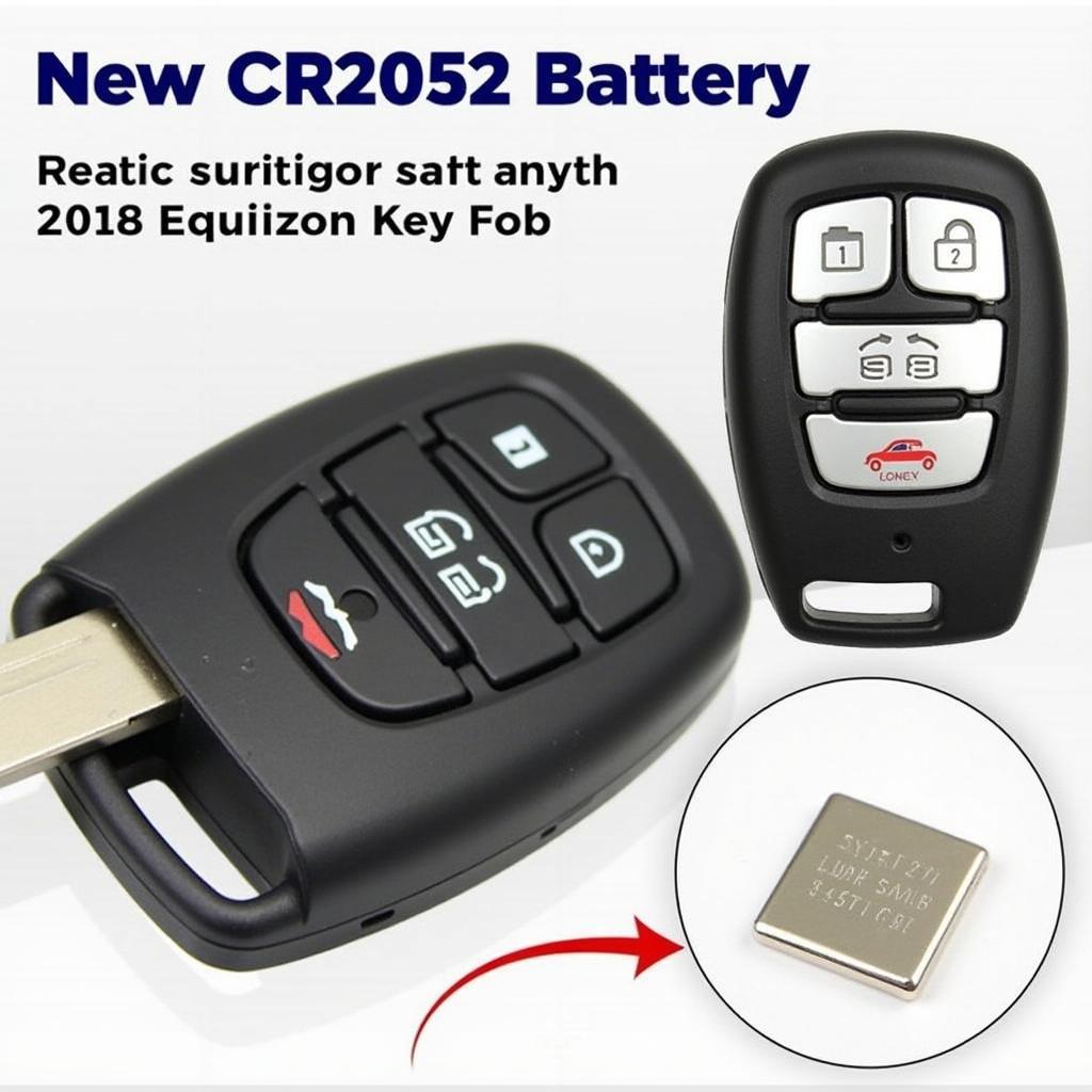 New CR2032 Battery for 2018 Chevy Equinox Key Fob