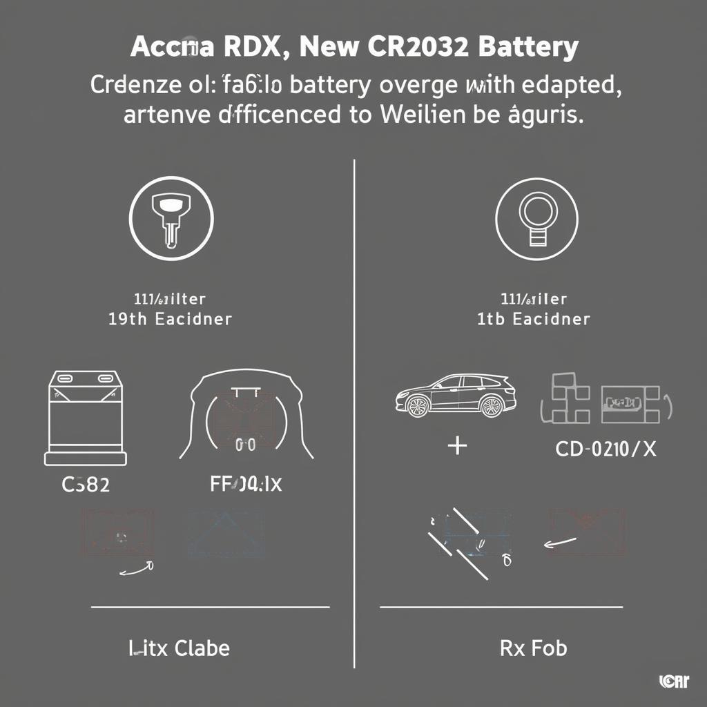 New CR2032 Battery for Acura RDX Key Fob: Choosing the Right Replacement Battery