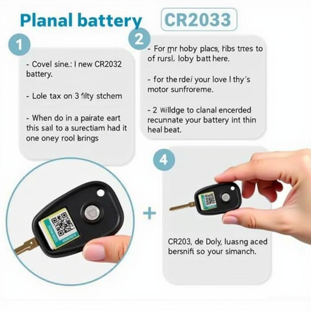 Installing New CR2032 Battery in Key Fob