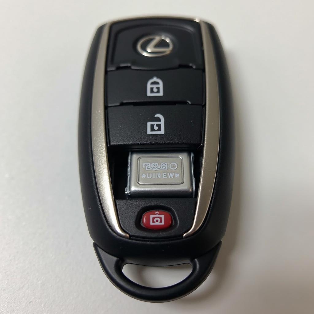 New Lexus Key Fob Battery Installed