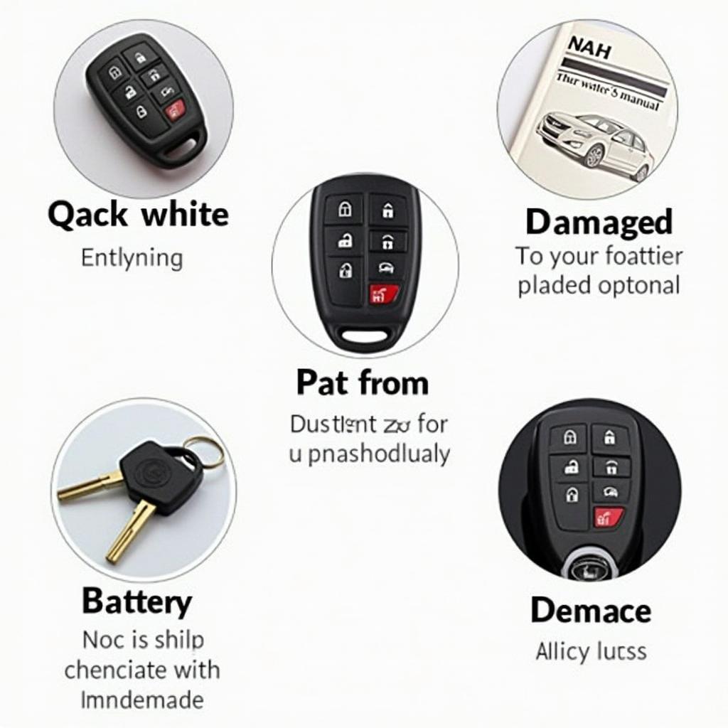 Nissan 5 Button Key Fob FAQ Answers Visual Guide