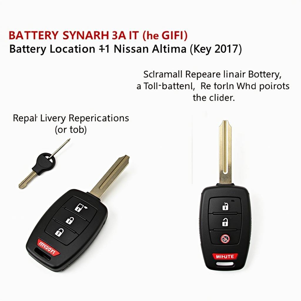 Nissan Altima 2017 Key Fob Battery Replacement Guide