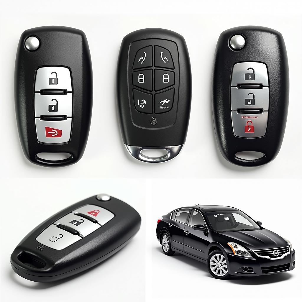 Different Nissan Altima Key Fob Types