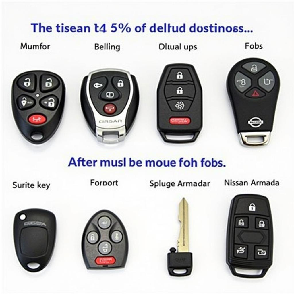 Nissan Armada Key Fob Replacement Options