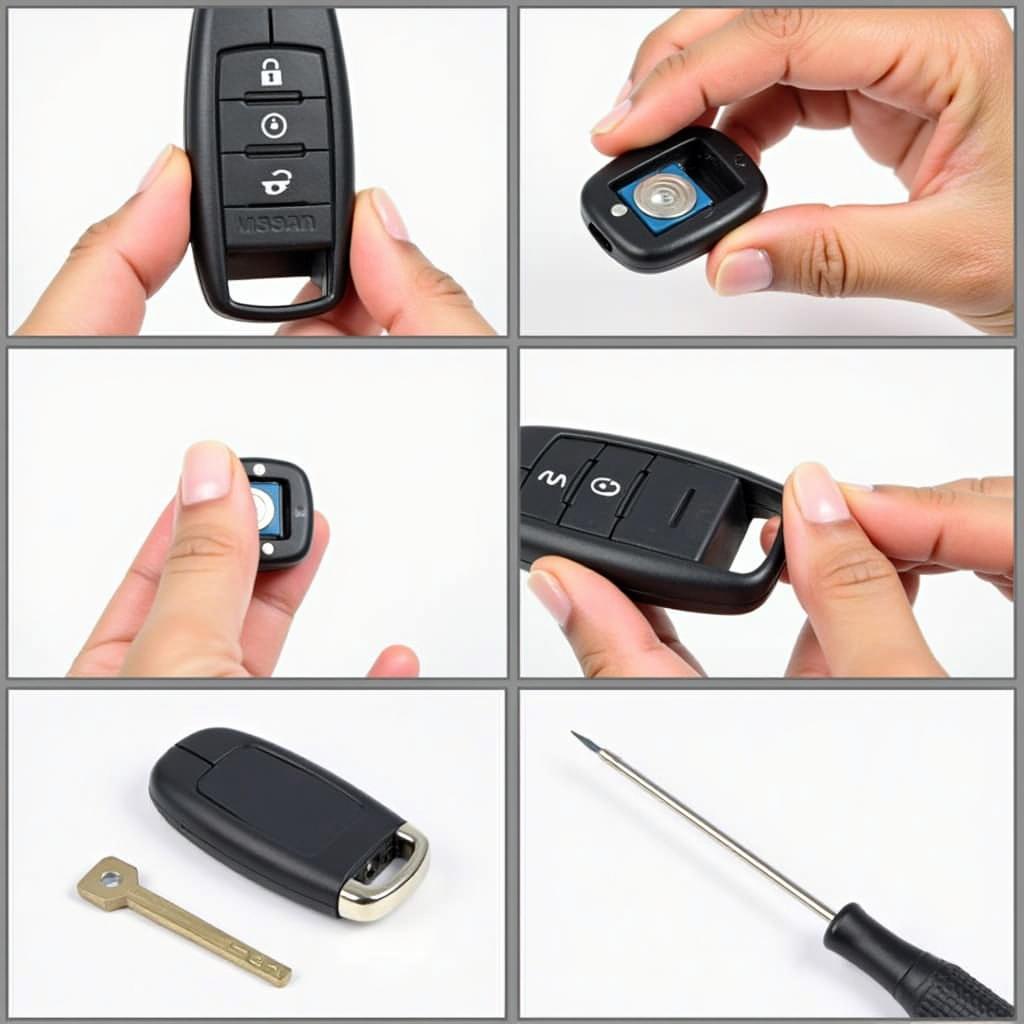 Replacing the battery in a Nissan Juke 2014 key fob