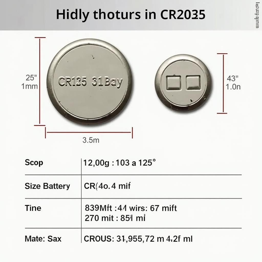 CR2025 Battery for Nissan Key Fob