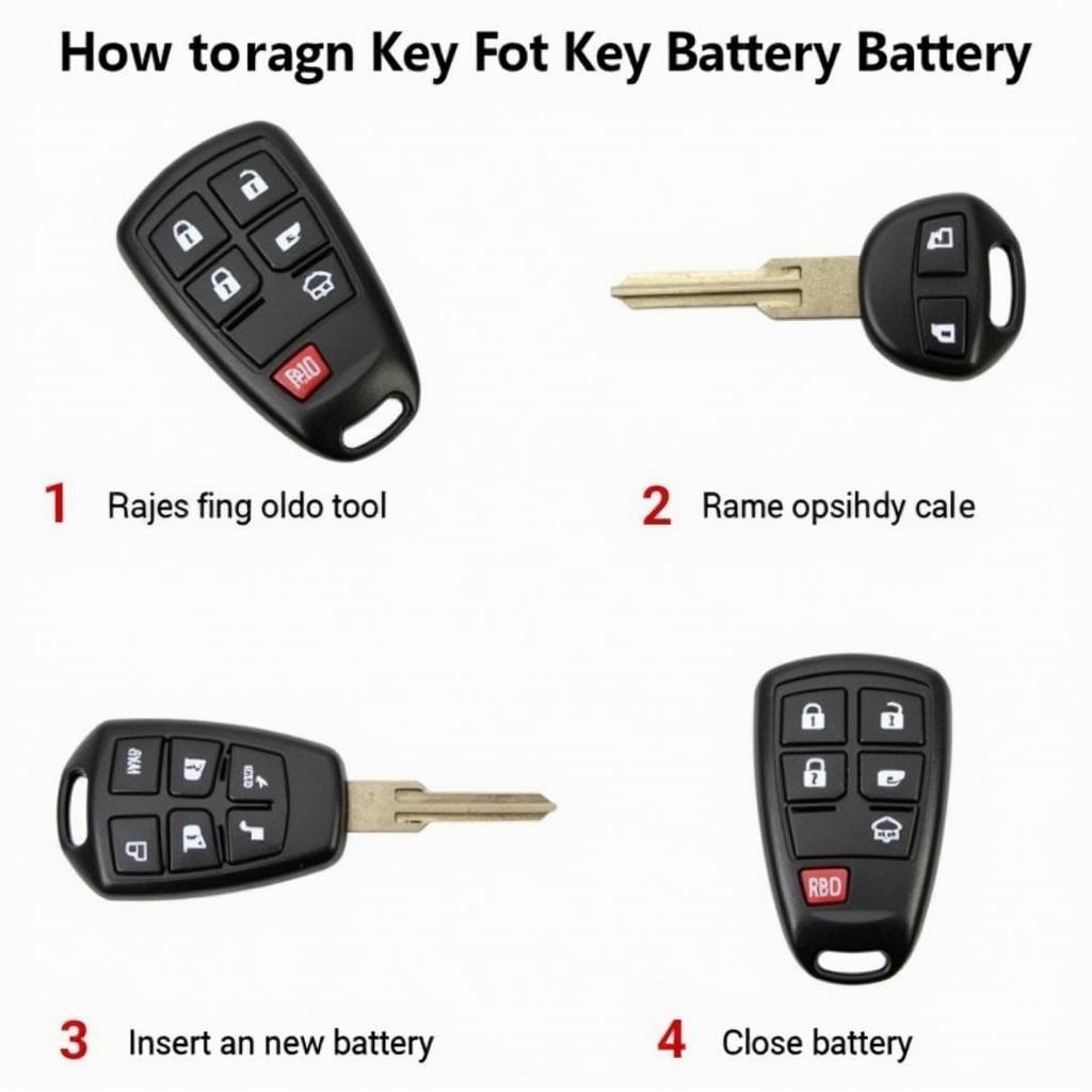 Replacing the Battery in a Nissan Key Fob