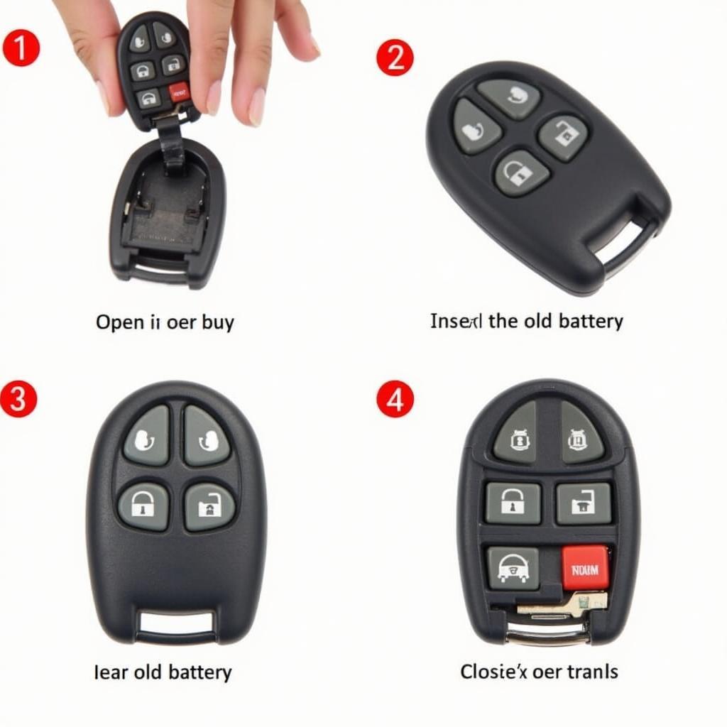 Nissan Key Fob Battery Replacement Process