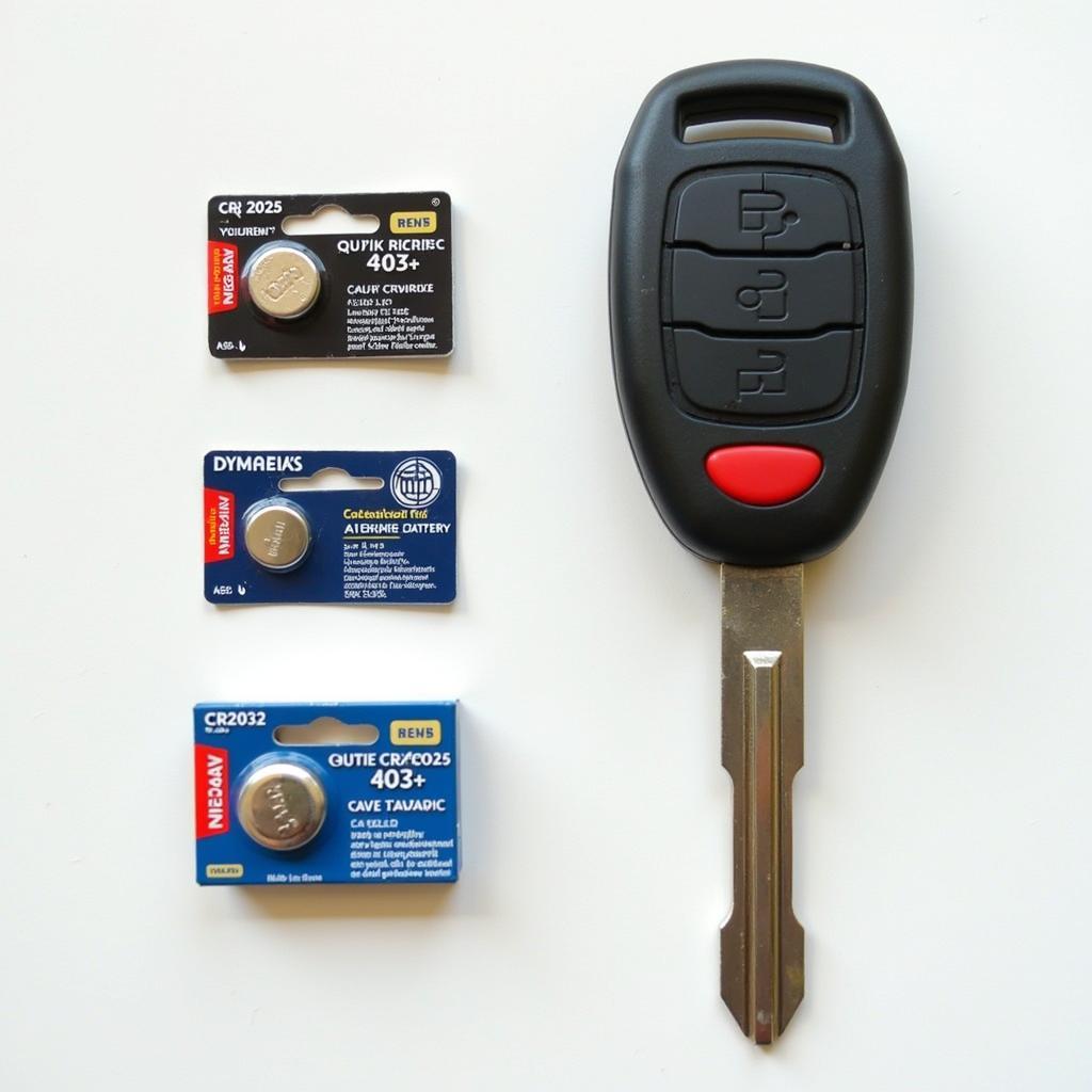 Nissan Key Fob Battery Types CR2025 and CR2032