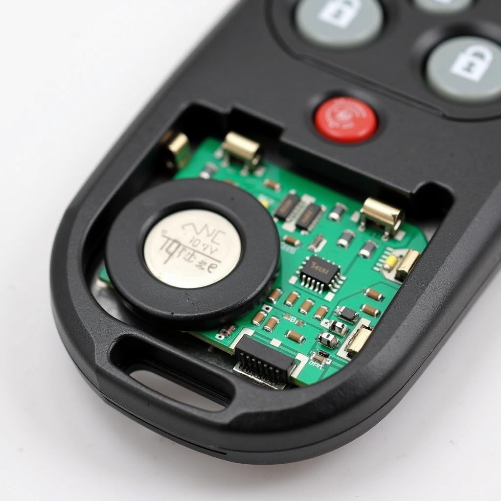 Nissan Key Fob Internal Components