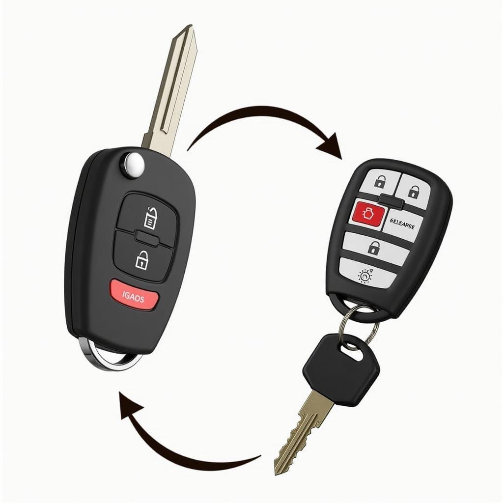 Extracting the Mechanical Key from a Nissan Key Fob