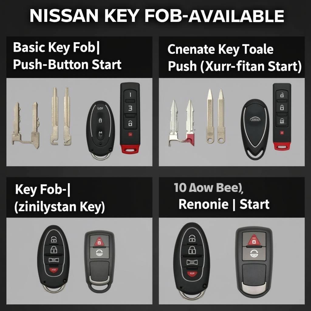 Types of Nissan Key Fobs