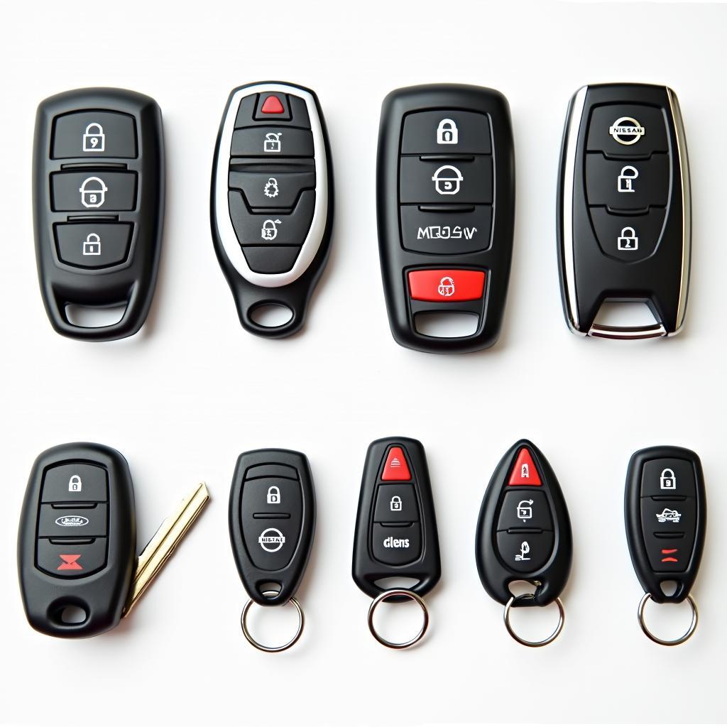 Different Types of Nissan Key Fobs