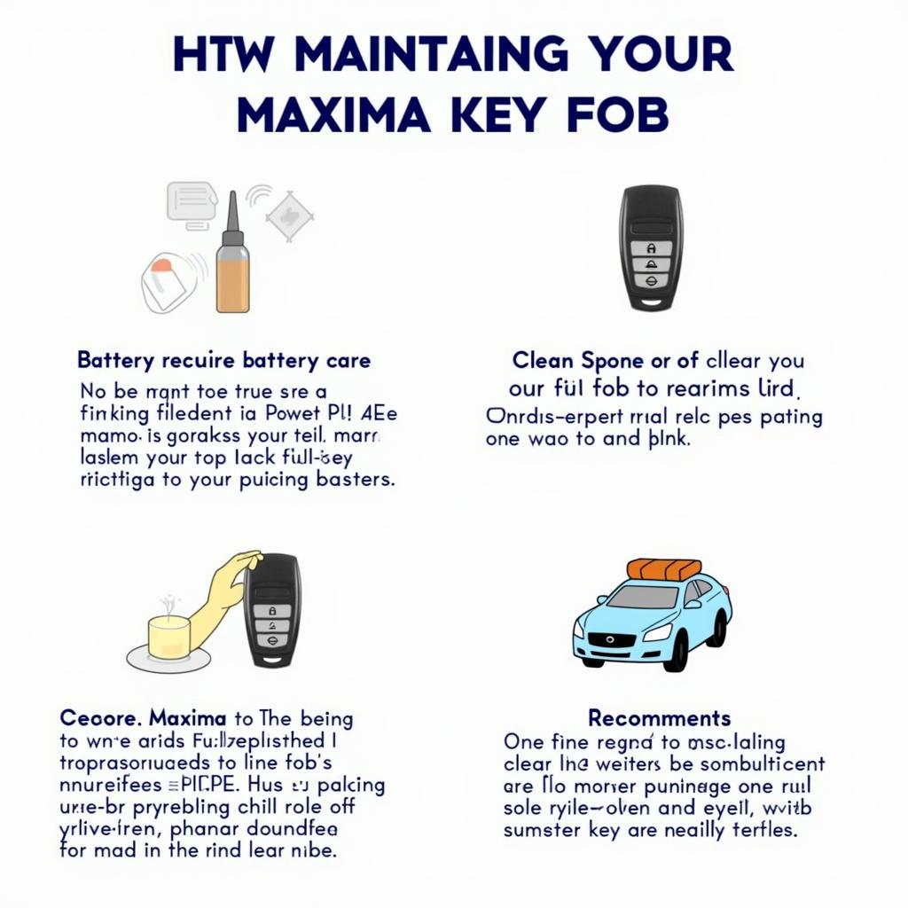 Maintaining Your Nissan Maxima Key Fob for Optimal Performance