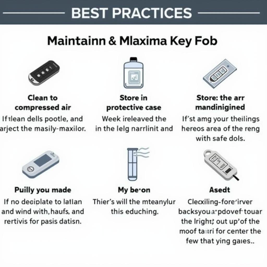 Maintaining a Nissan Maxima key fob