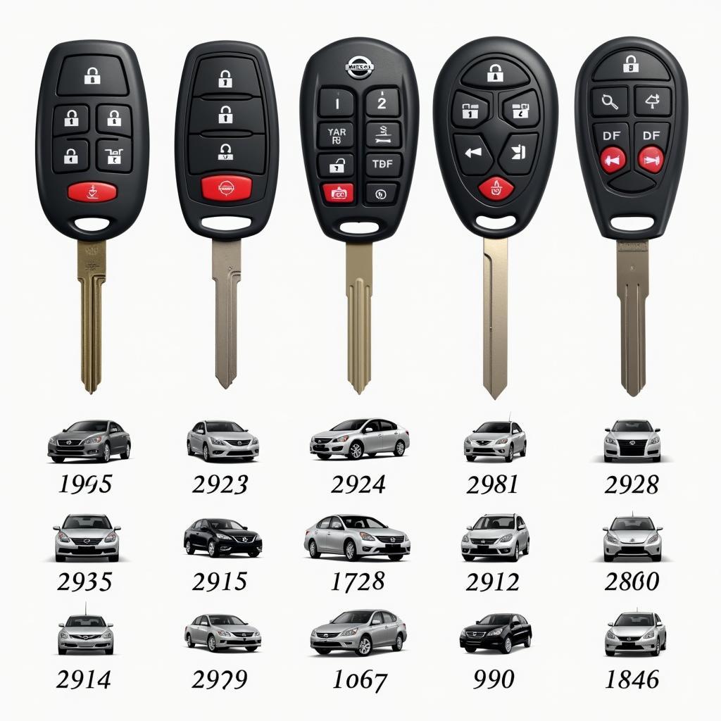 Different Types of Nissan Primera Key Fobs