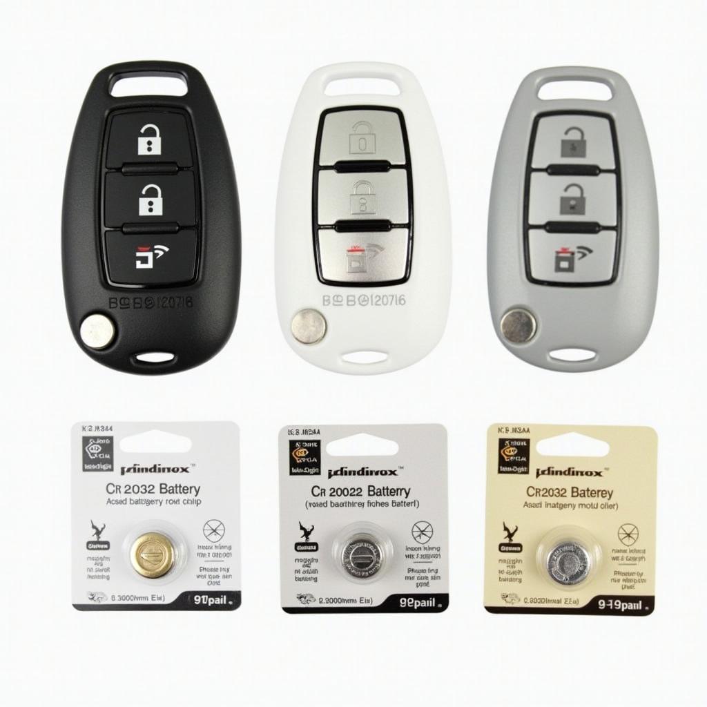 Different Types of Nissan Qashqai Key Fob Batteries