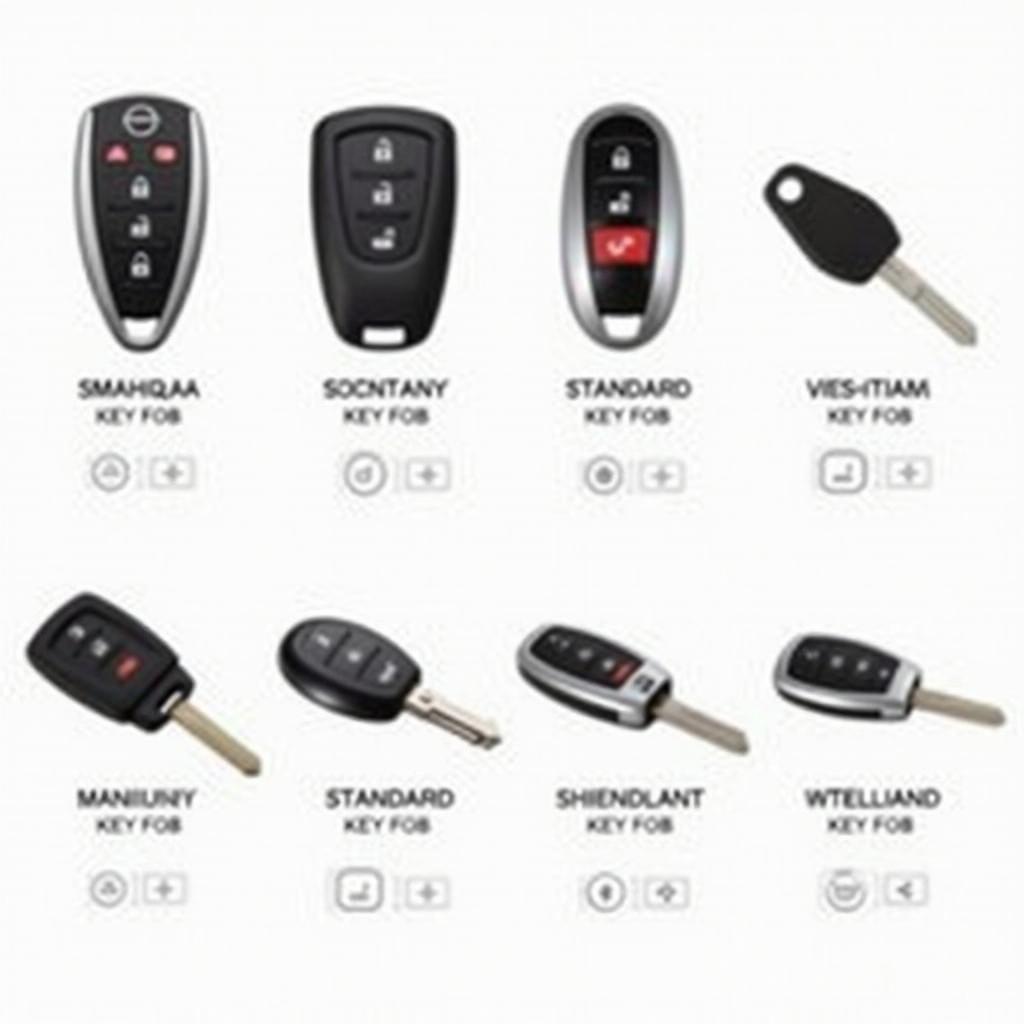 Different Types of Nissan Qashqai Key Fobs