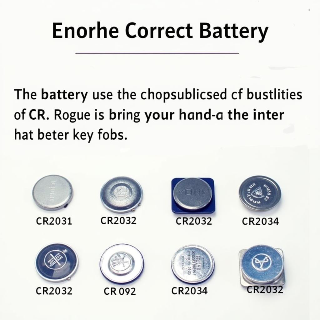 Different Types of Nissan Rogue Key Fob Batteries