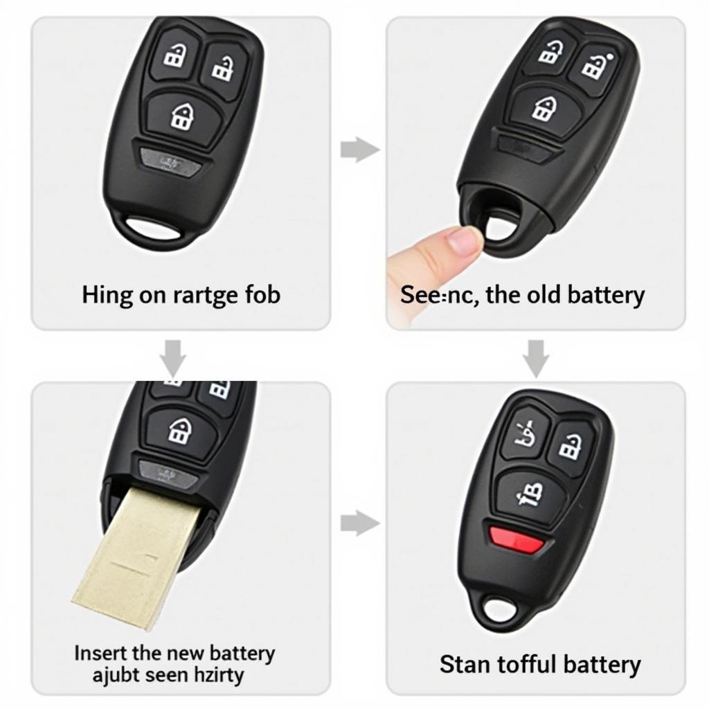 Nissan Sentra 2014 Key Fob Battery Replacement Steps