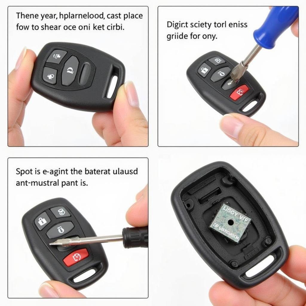 Replacing the Battery in a Nissan Sentra Key Fob