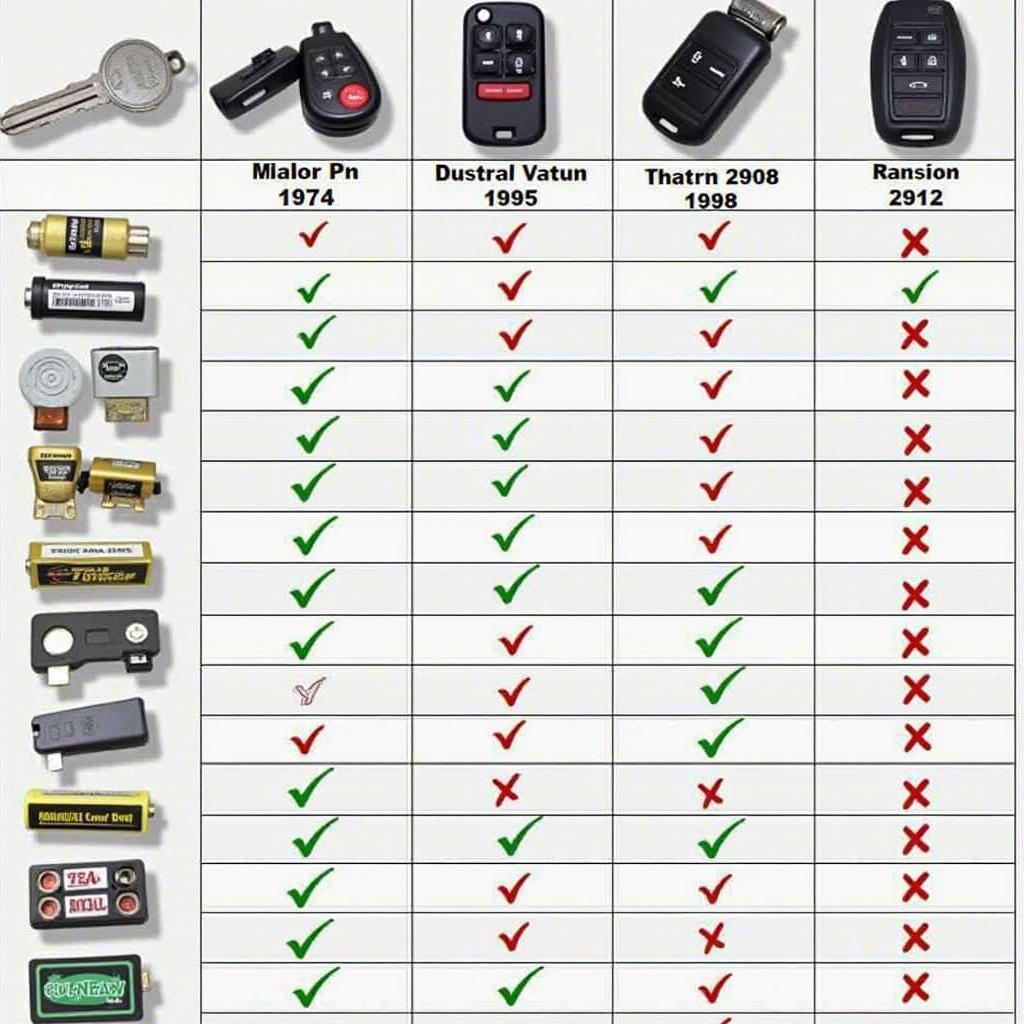 Different Nissan Sentra Key Fob Battery Types