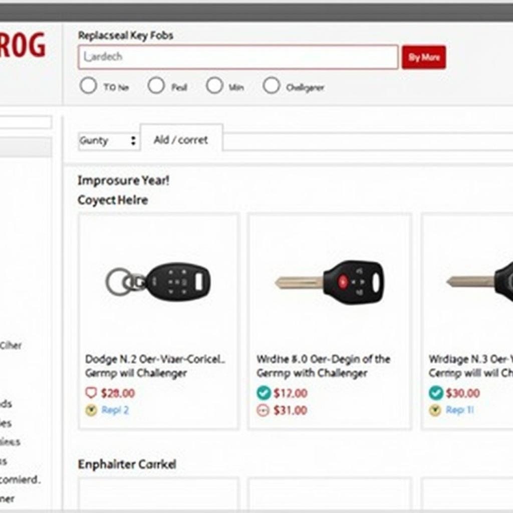 Online Key Fob Retailers for Dodge Journey and Challenger