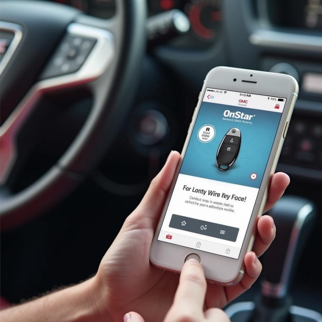 Using OnStar to Locate Your GMC Key Fob