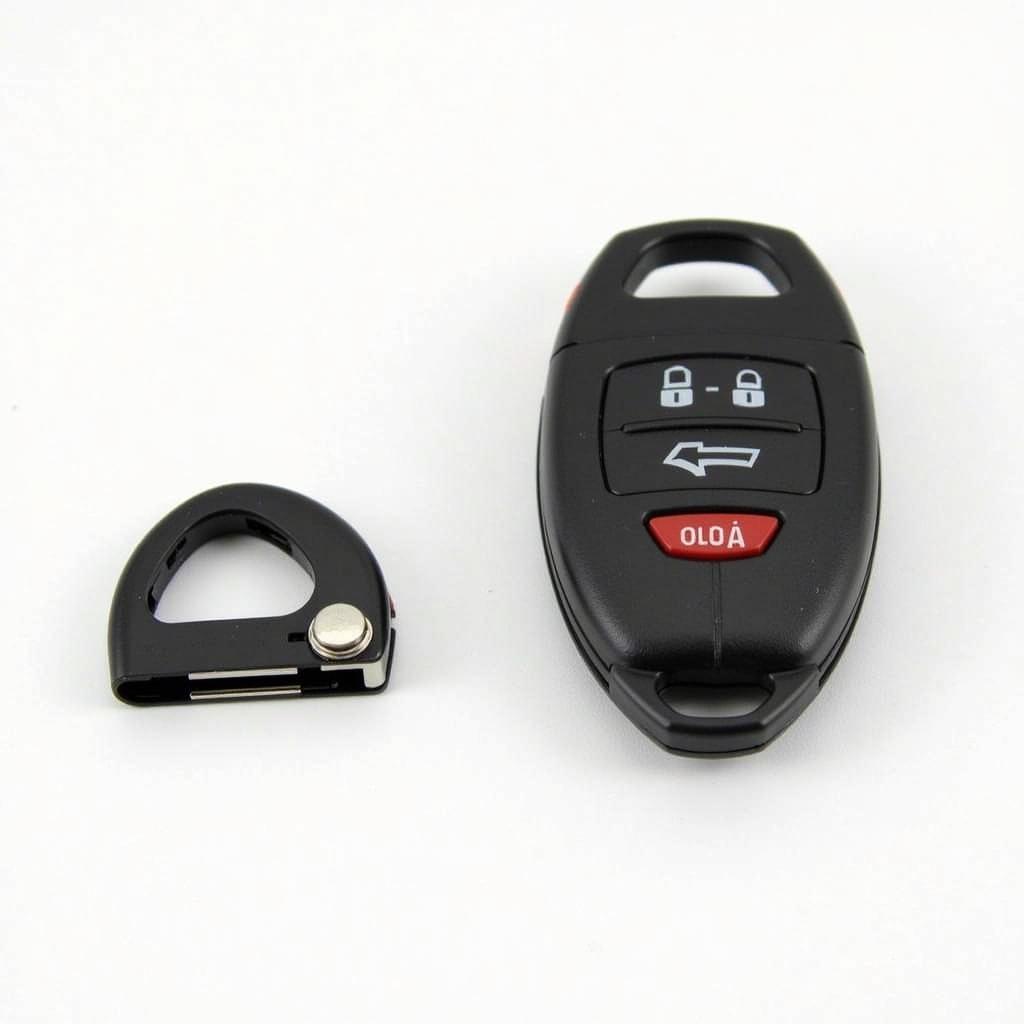 Locating the Release Button on a Chevy Key Fob