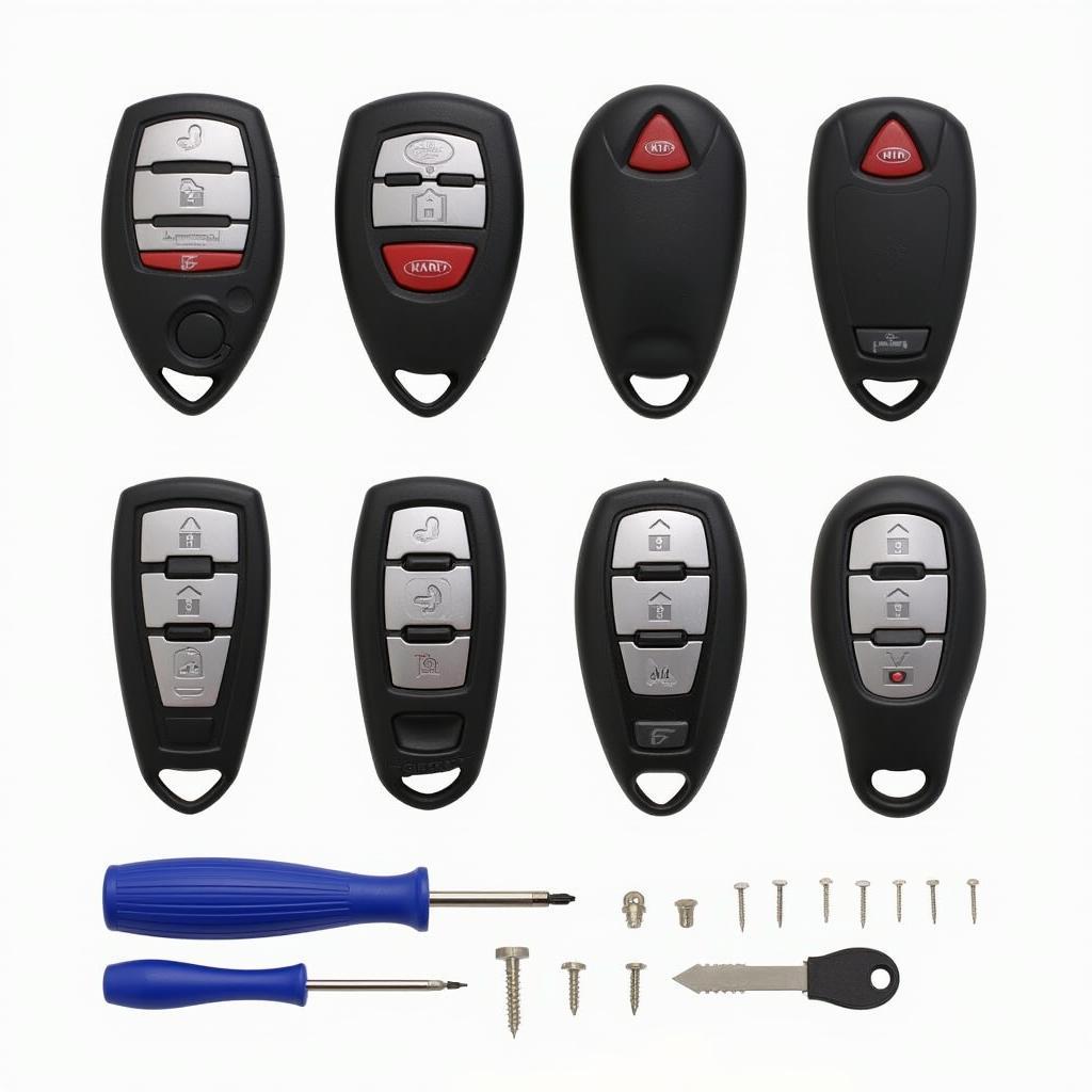 Opening Kia Key Fobs for Different Models