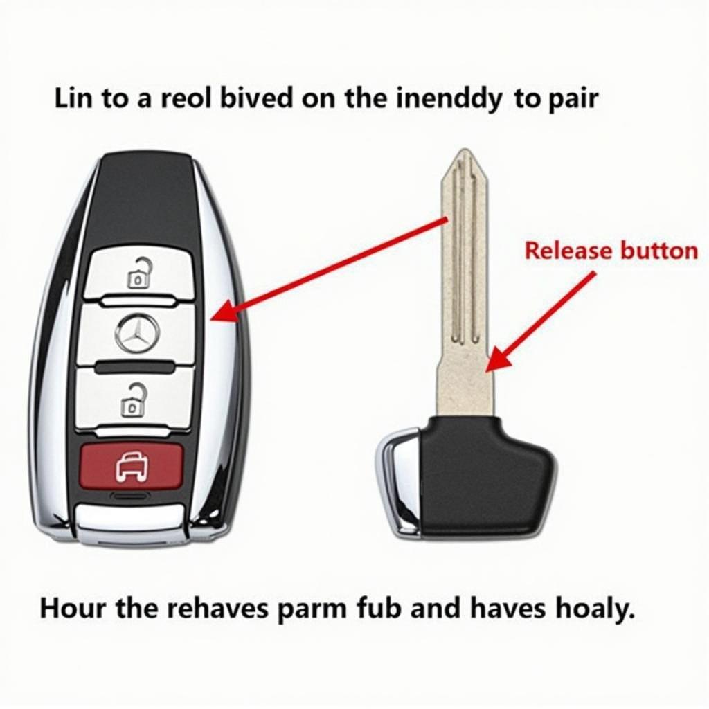 Opening a Mercedes Chrome Key Fob