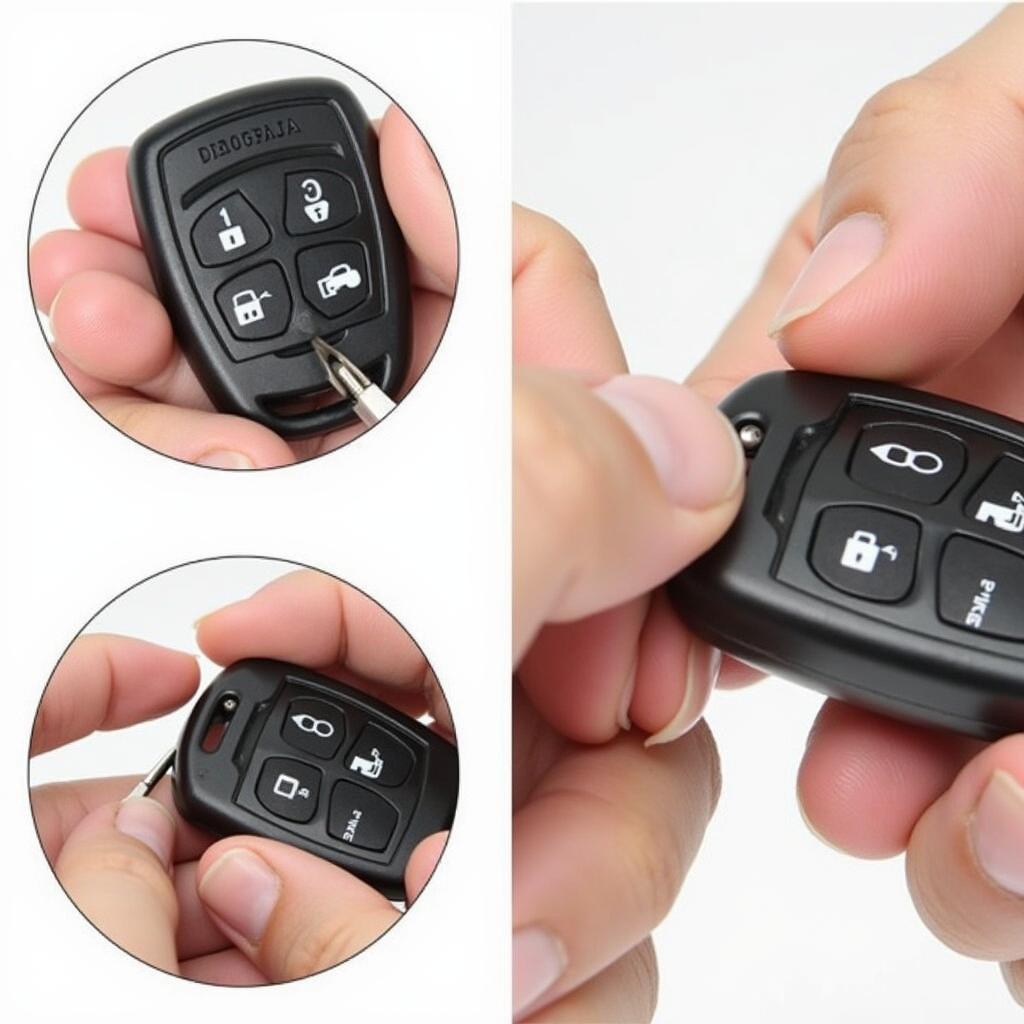 Opening a 2015 Lexus Key Fob