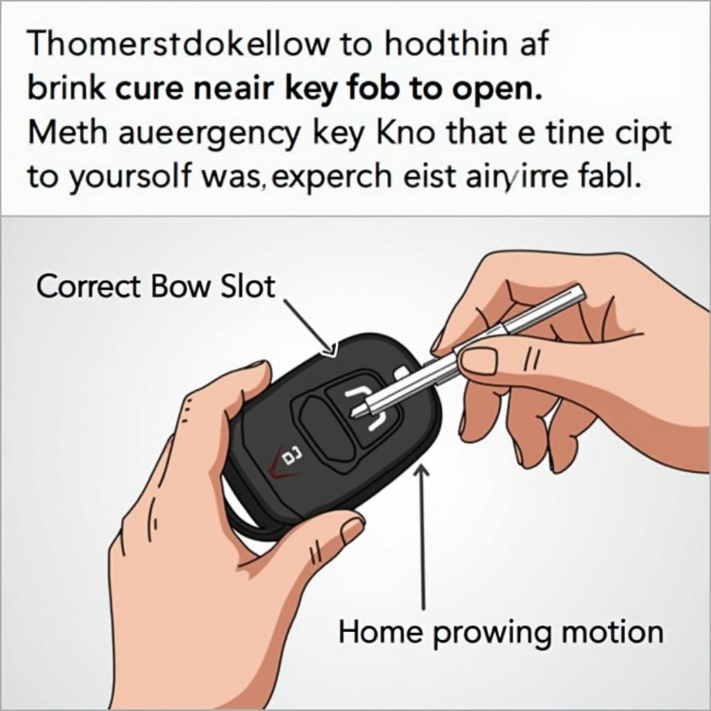 Opening a 2016 Kia Optima Smart Key Fob with Emergency Key