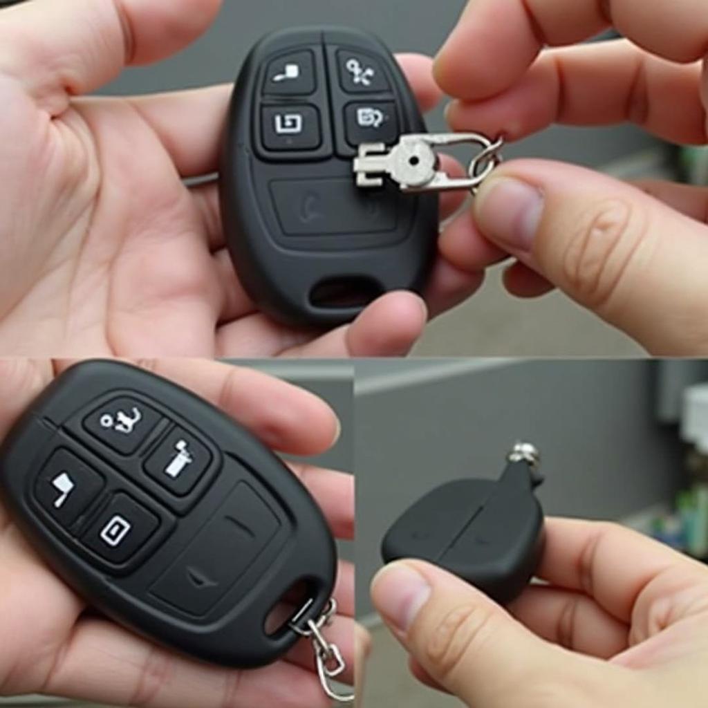 Opening a Lexus Key Fob with the Emergency Key