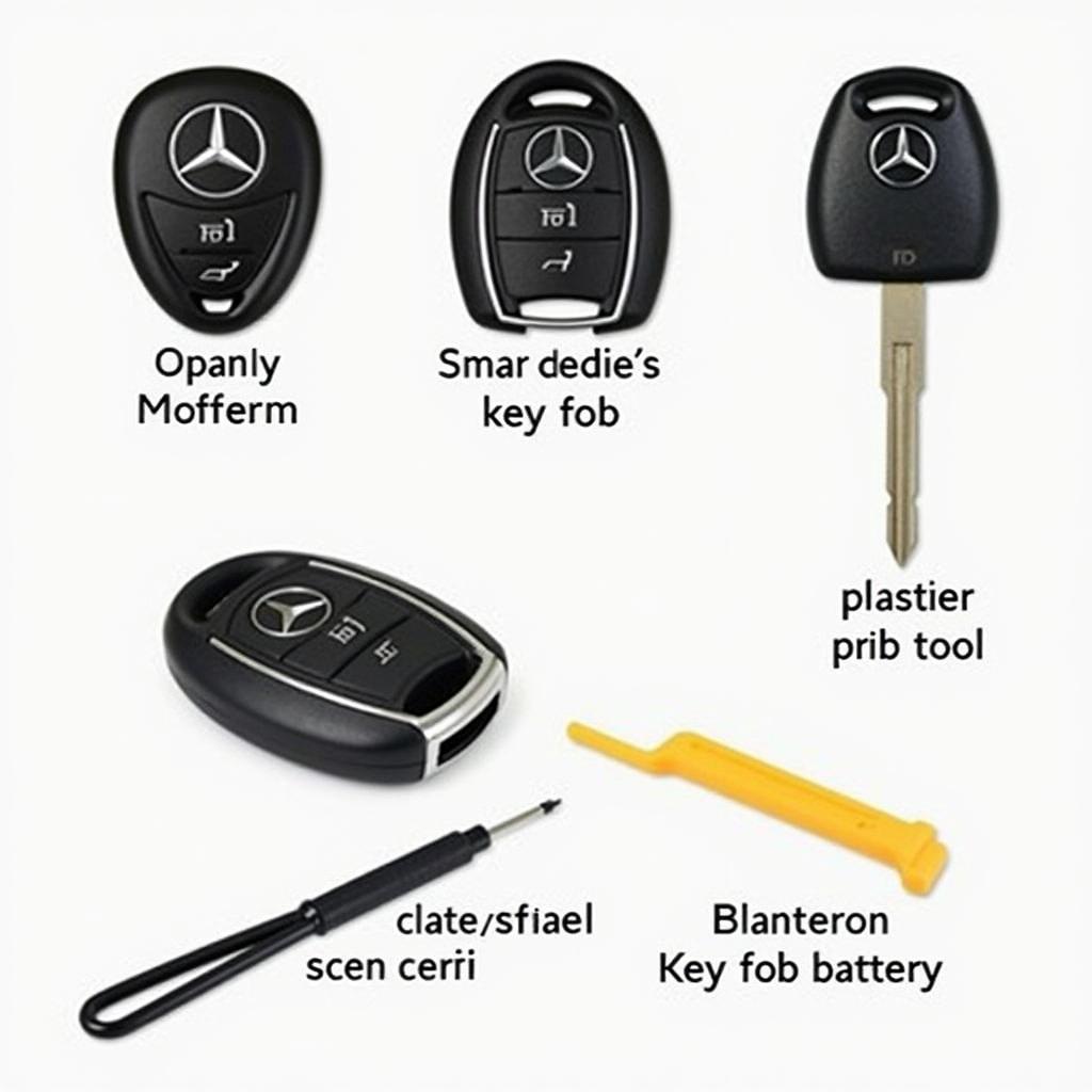 Opening a Mercedes Key Fob