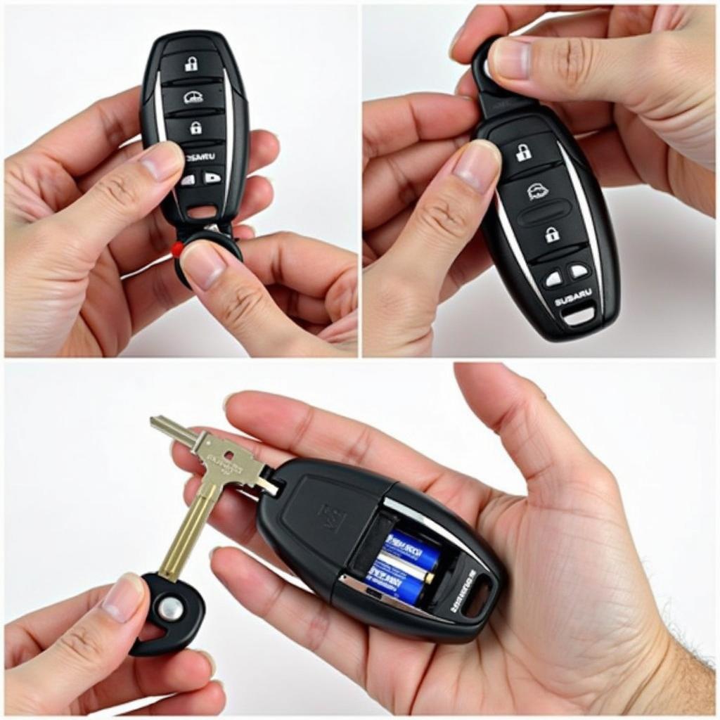 Opening a Subaru Flip-Key Fob