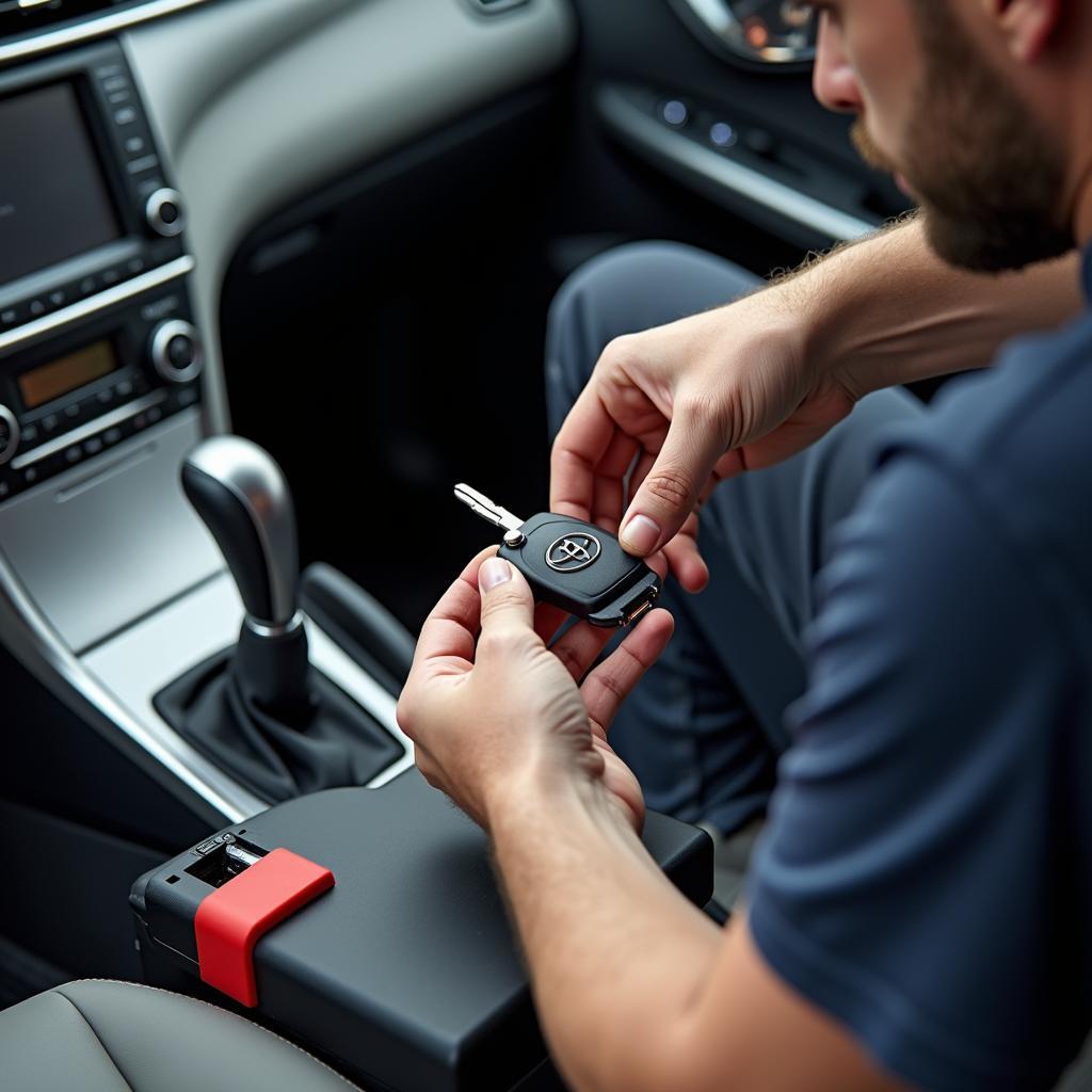 Professional Toyota Camry Key Fob Programming by a Locksmith