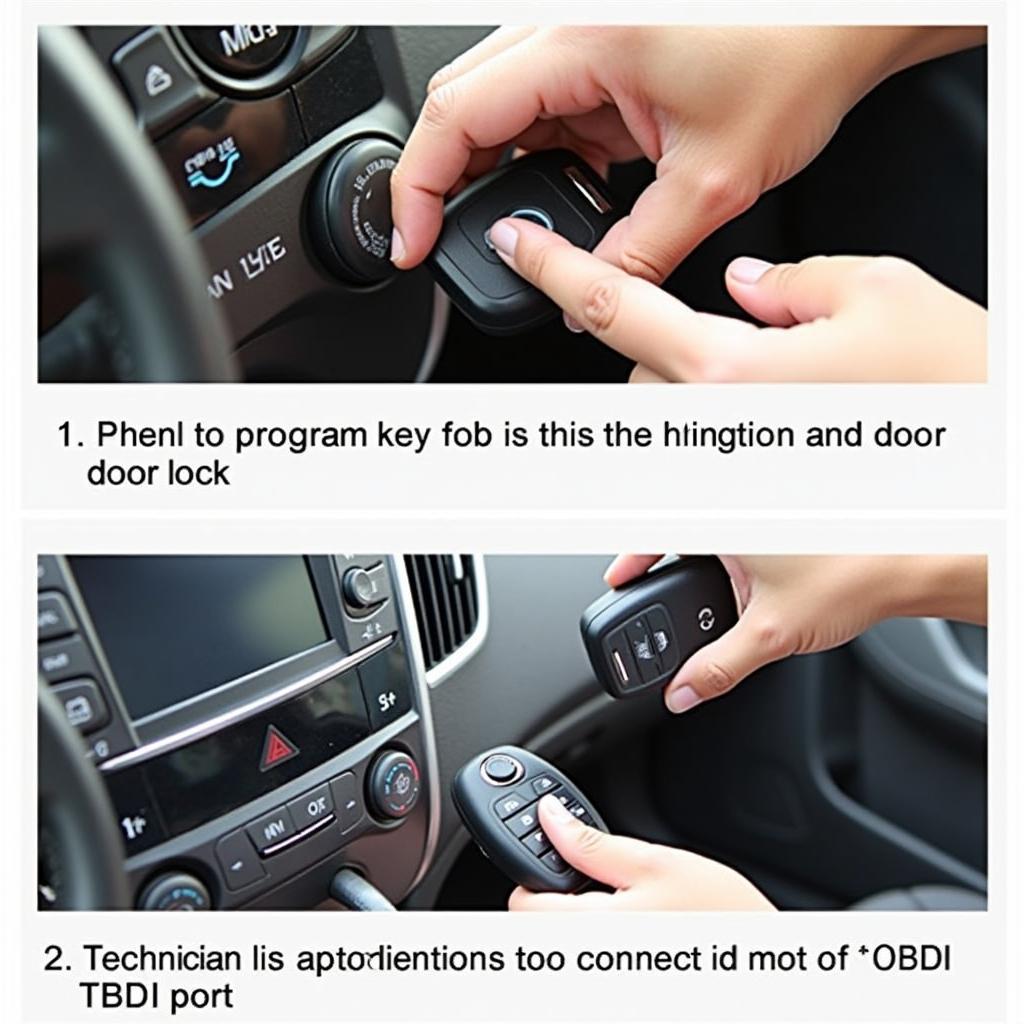 Programming a 2000 GMC Yukon Key Fob:  DIY method using the ignition and door locks, and professional method using a diagnostic tool.