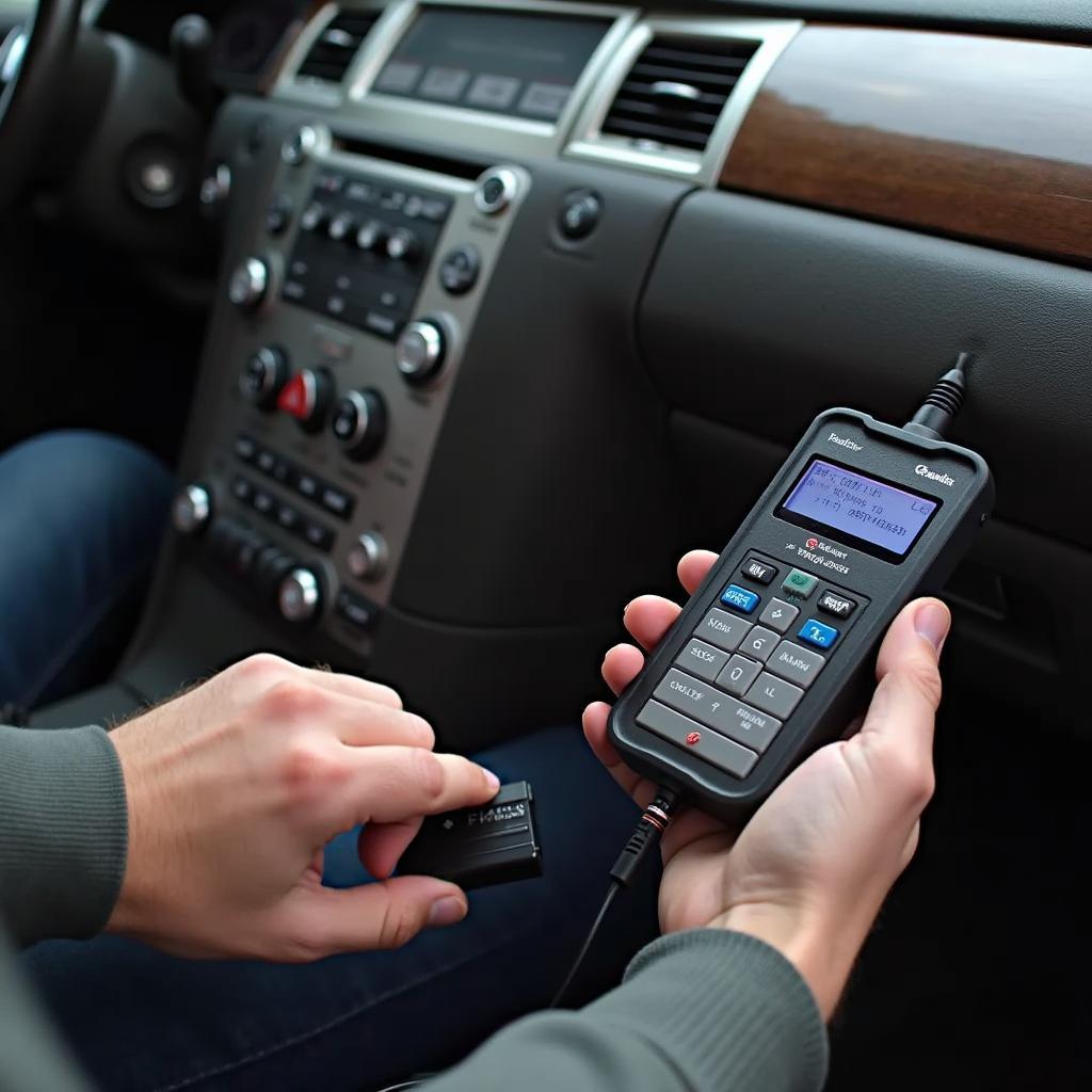 Programming a 2007 Cadillac Escalade Key Fob with a Professional Tool