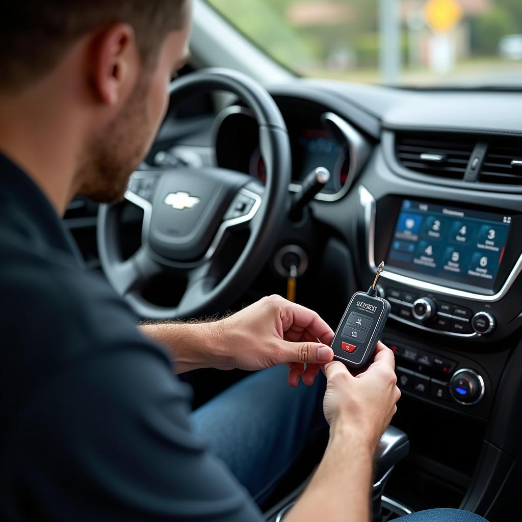 Programming a Chevy Traverse Key Fob