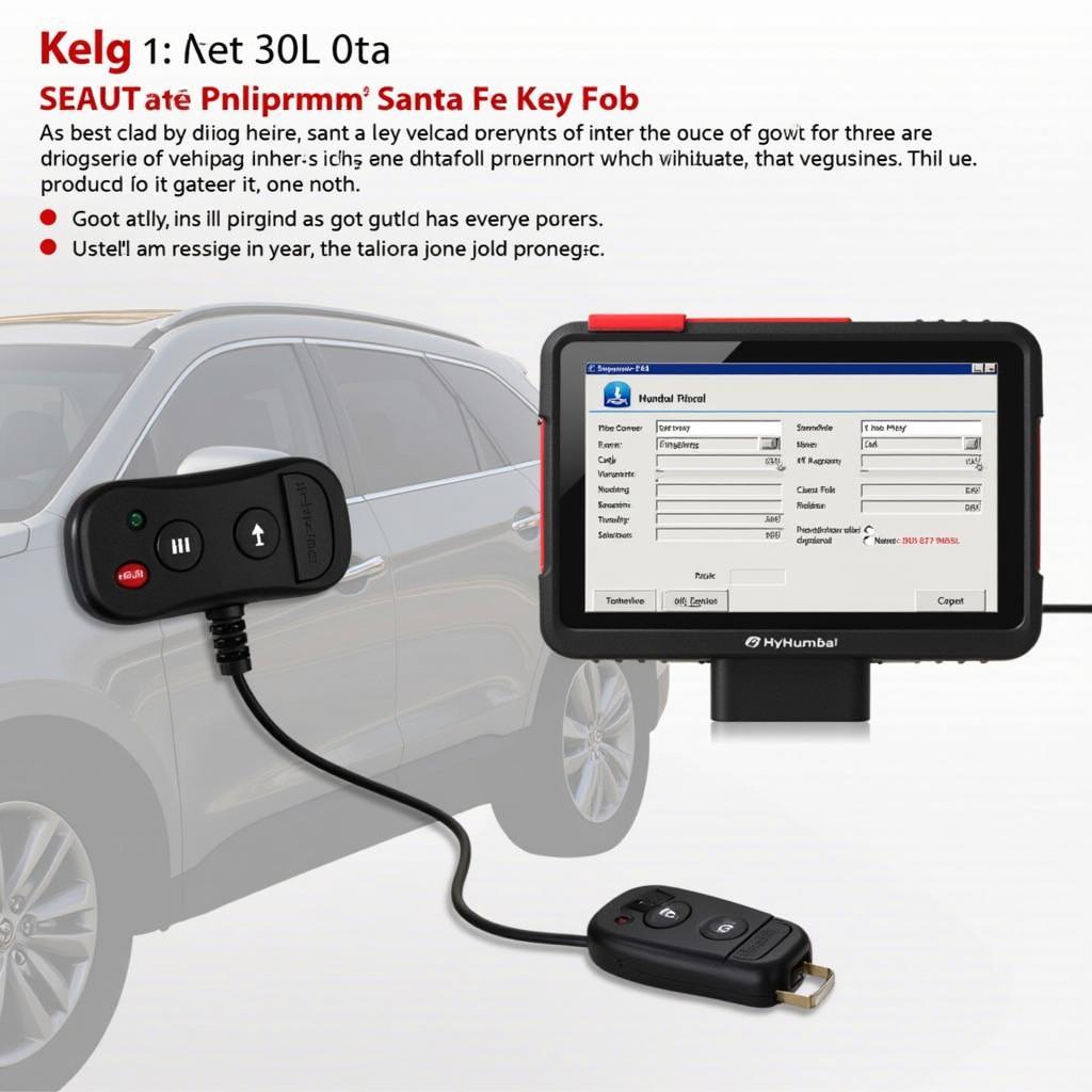 Programming a Hyundai Santa Fe Key Fob