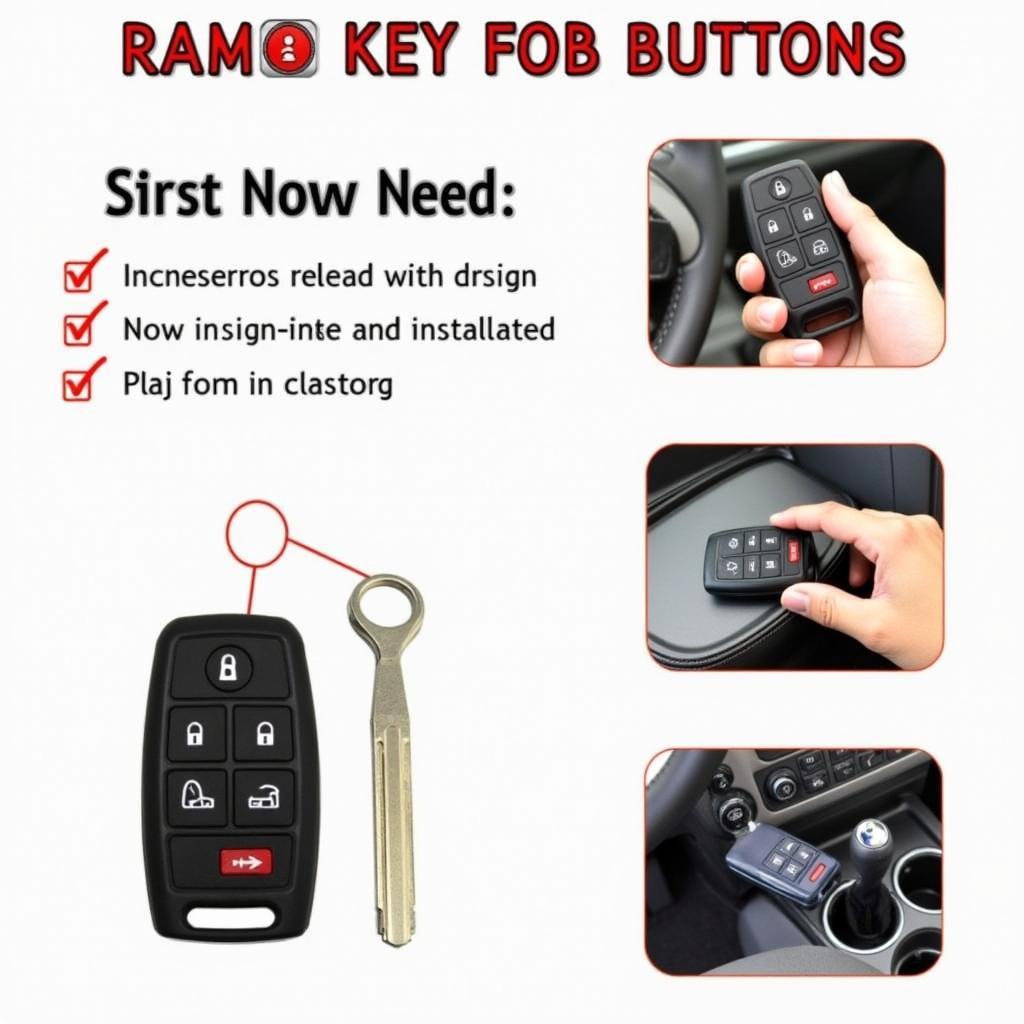 Ram Key Fob Button Replacement Process