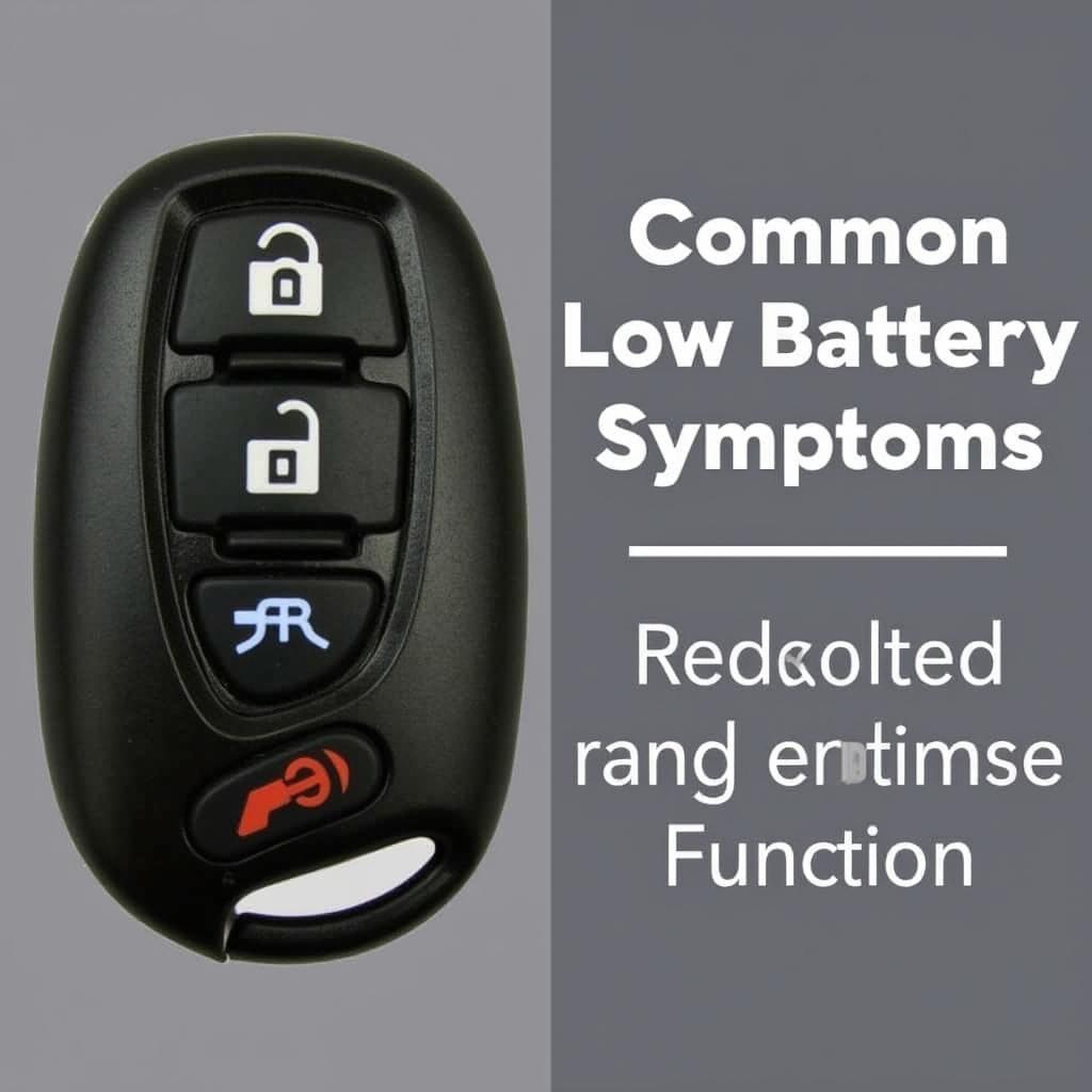 RAV4 Key Fob Low Battery Signs