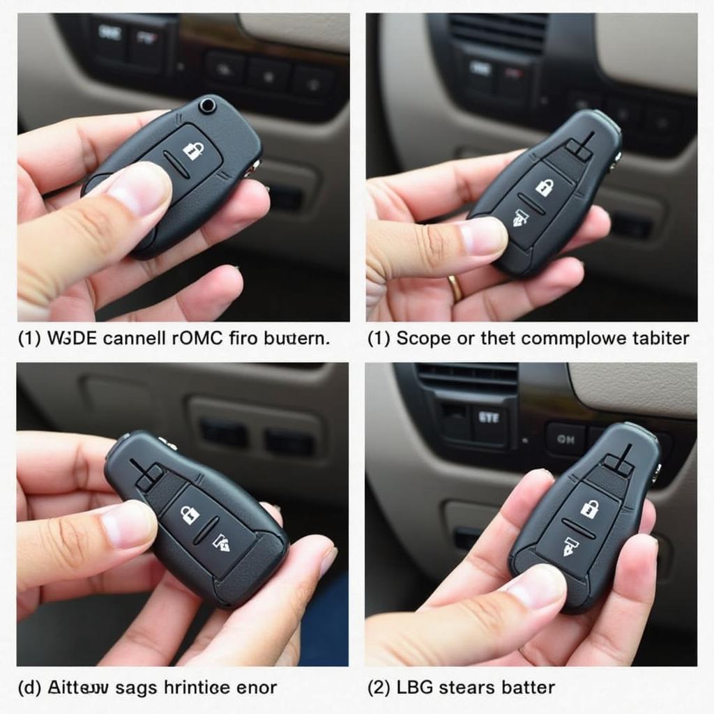 Reassembling GMC Terrain Key Fob