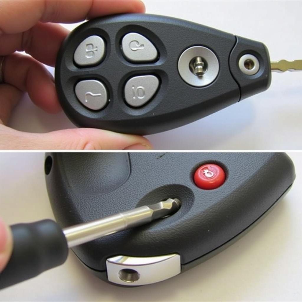 Removing Screws From a Honda Key Fob