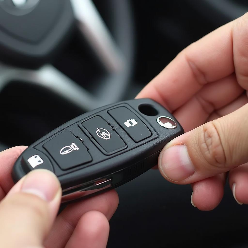 Repairing a Broken Button on a 2018 Hyundai Elantra Key Fob