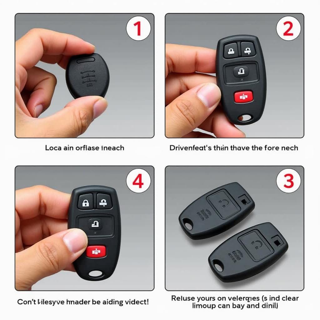 Replace Chrysler Town and Country Key Fob Battery