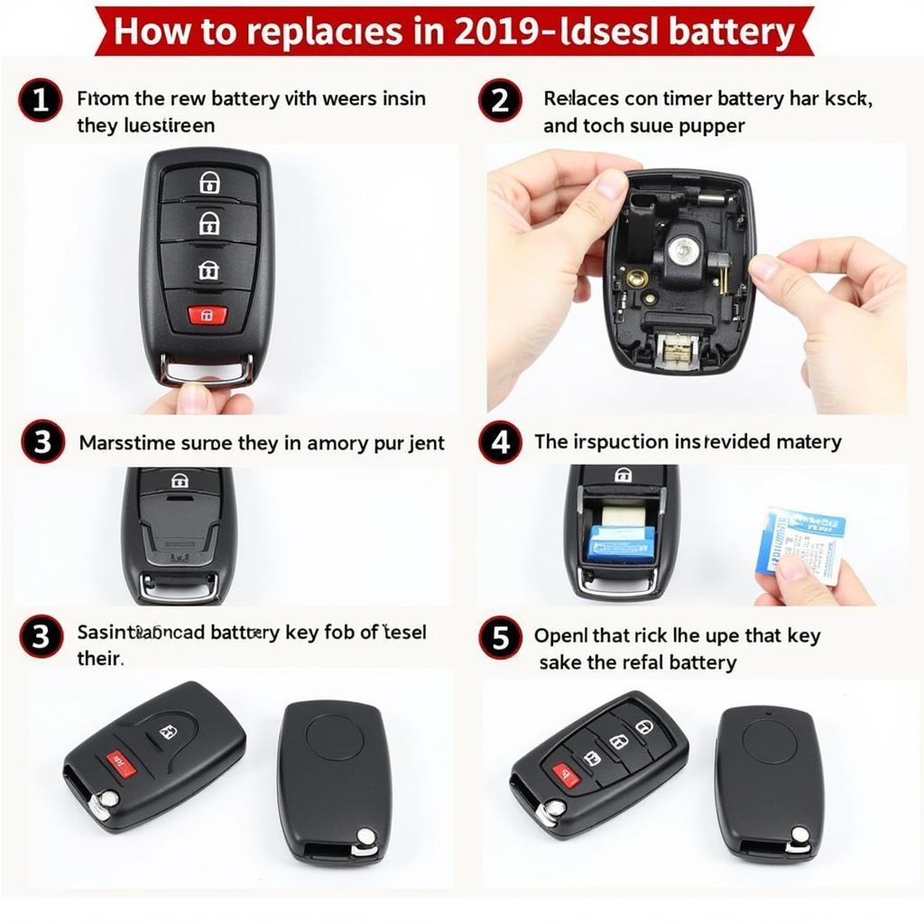 Replacing Mercedes Key Fob Battery 2019