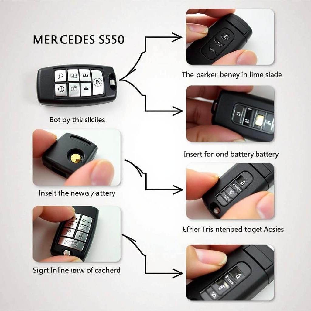 Step-by-step guide to replace the Mercedes S550 2008 key fob battery