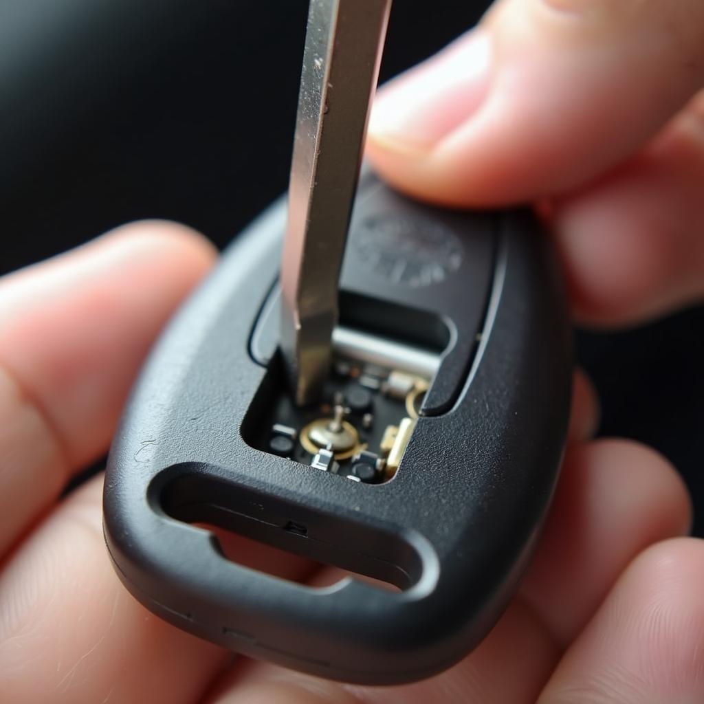 Replacing Toyota Highlander Key Fob Battery